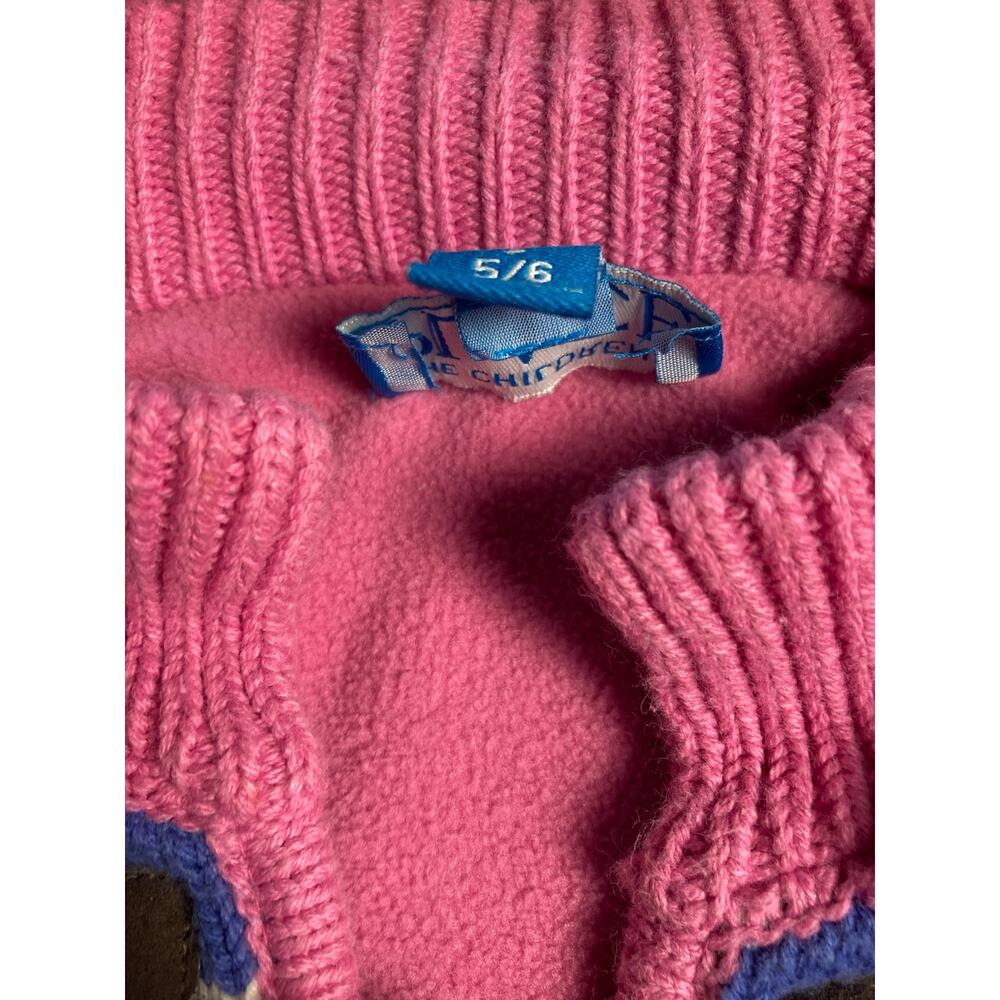 The Childrens Place Multicolor Hooded Girls Duffle Cardigan Coat Outerwear S 5/6 - Picture 10 of 16